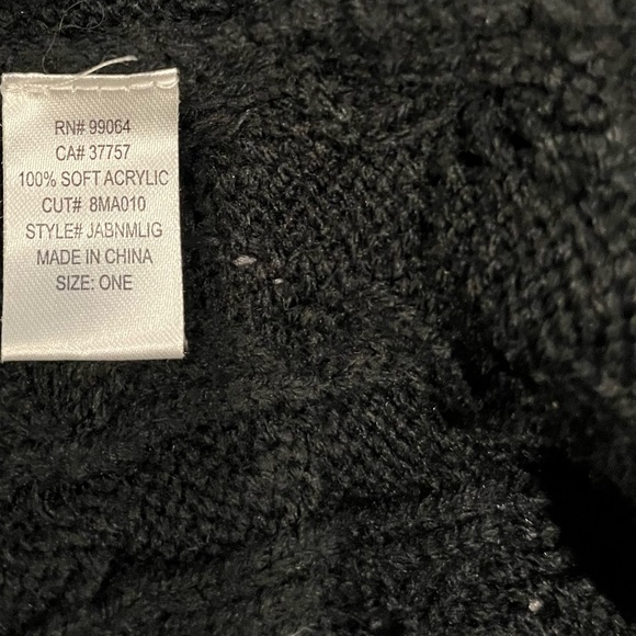 Billabong black weave soft beanie - Picture 4 of 4